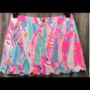 Lily Pulitzer Colette Scallop Hem Skort